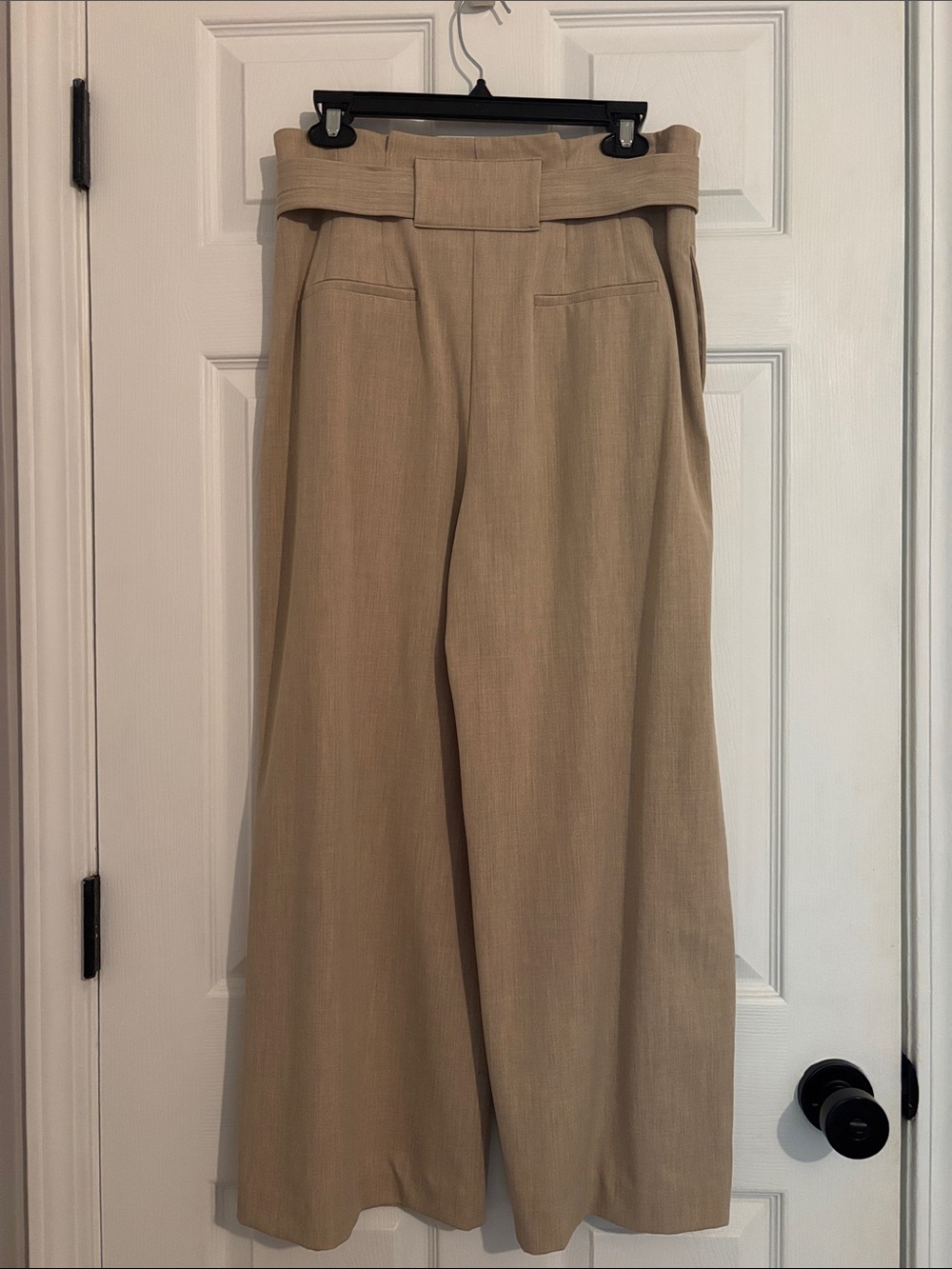 Nine West High-Waist Wide-Leg Pants - Beige size M - Picture 2 of 9